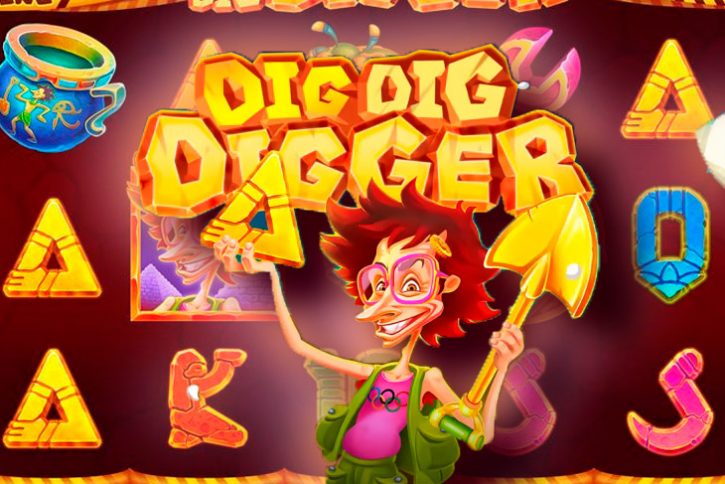 Бесплатный игровой автомат Dig Dig Digger