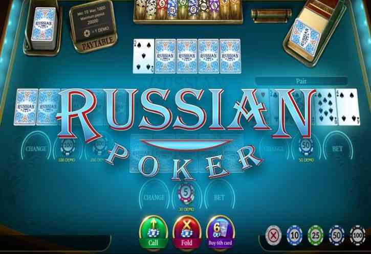 Бесплатный игровой автомат Russian Poker