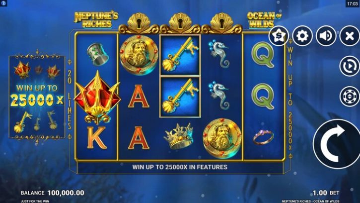 Бесплатный игровой автомат Neptune’s Riches: Ocean Of Wilds